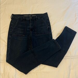 American Eagle Outfitters Dark Blue Jeans Jeggings